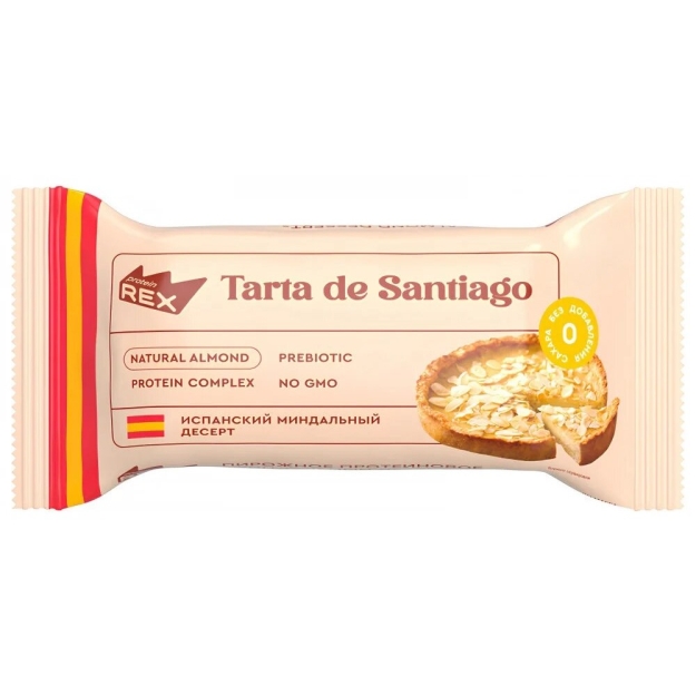 Protein Rex Baltymų pyragas 40 g - Tarta de Santiago Protein Rex Baltymų pyragas 40 g - Tarta de Santiago