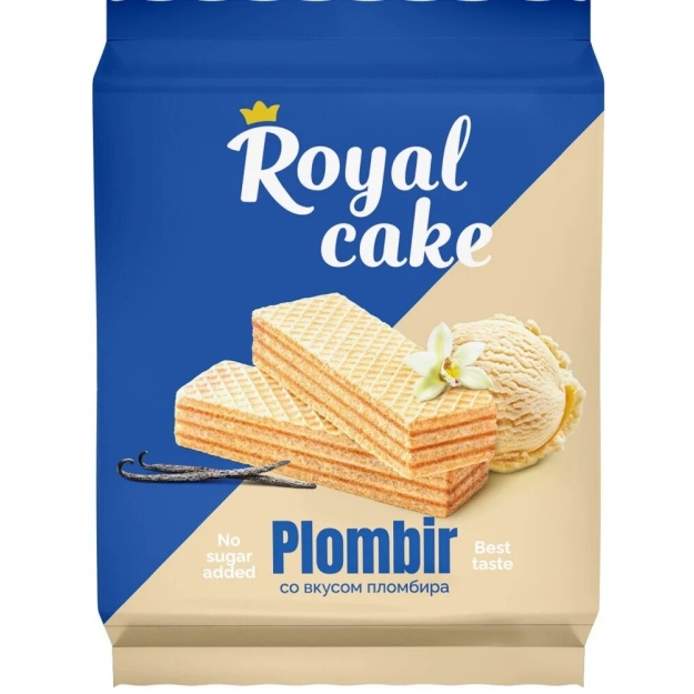 Вафли Royal Cake 120 г - Пломбир