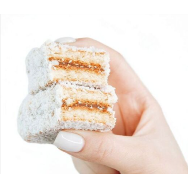 Protein Rex Lamington su braškėmis 50 g Protein Rex Lamington su braškėmis 50 g