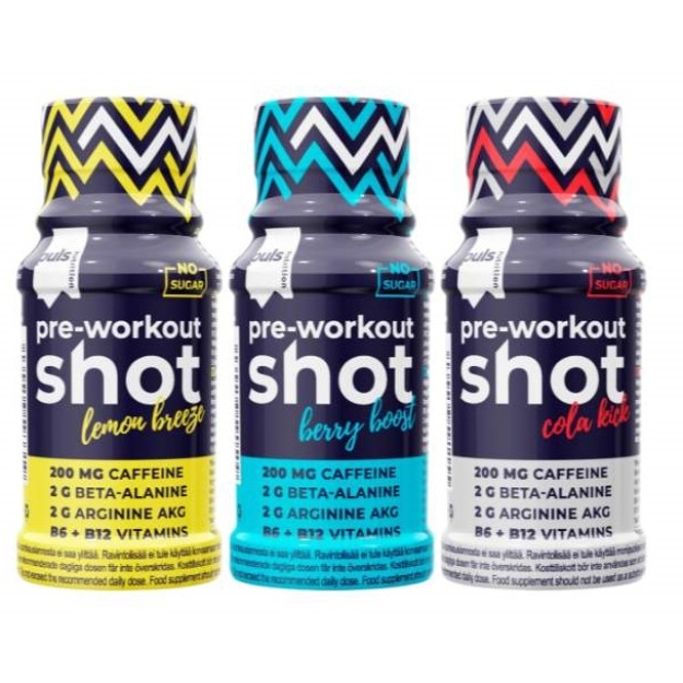 Puls Nutrition Pre-Workout Shot 60ml picture Puls Nutrition Pre-Workout Shot 60ml photo