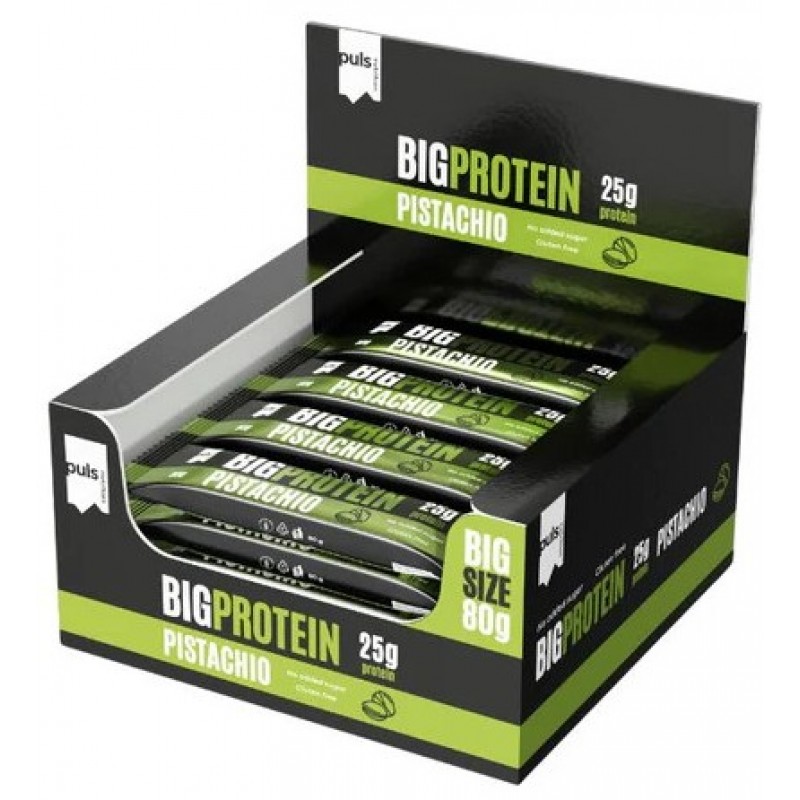 Big Protein Bar 80 g - Pistāciju x 12