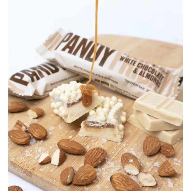 Pändy Protein Bar White Chocolate with Almond 35 g picture Pändy Protein Bar White Chocolate with Almond 35 g photo