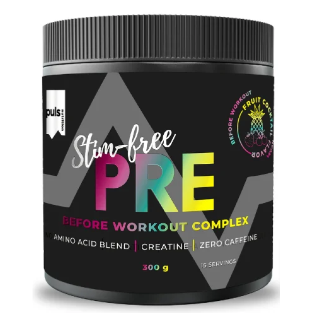 Puls Nutrition Stim-Free Pre-Workout Powder 300 г Puls Nutrition Stim-Free Pre-Workout Powder 300 г