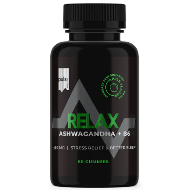 Puls Nutrition Relax Ашваганда + В6 60 жевательных конфет Puls Nutrition Relax Ашваганда + В6 60 жевательных конфет