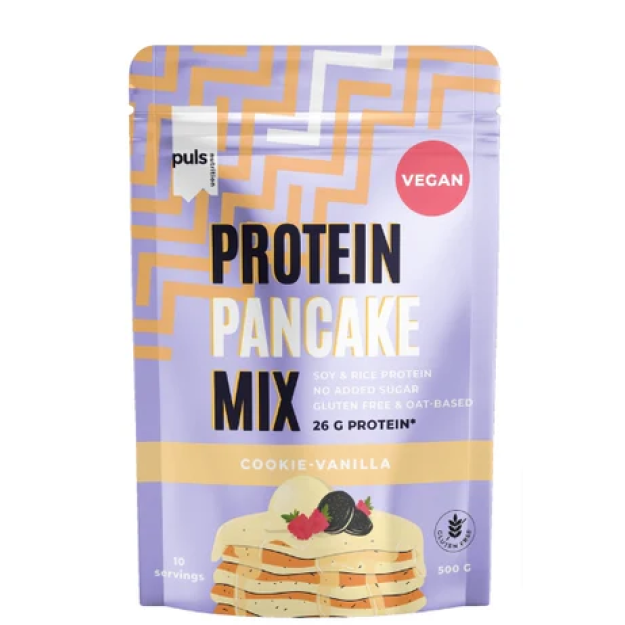 Puls Nutrition Vegan Protein Pancake Mix 500 g - Vanilla Cookie