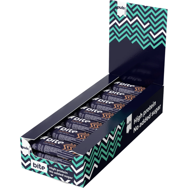 Puls Nutrition Puls Bite Proteīna batoniņš box 24x35g - šokolāde fotogrāfija
