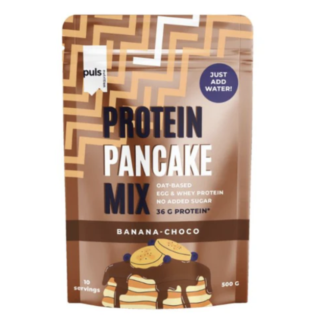 Puls Nutrition Protein Pancake Mix 500 g - Banāni ar šokolādi Puls Nutrition Protein Pancake Mix 500 g - Banāni ar šokolādi