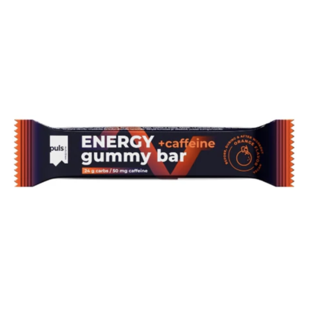 Puls Nutrition Energy Gummy Bar 30 g - Apelsin + Kofeiin pilt Puls Nutrition Energy Gummy Bar 30 g - Apelsin + Kofeiin foto