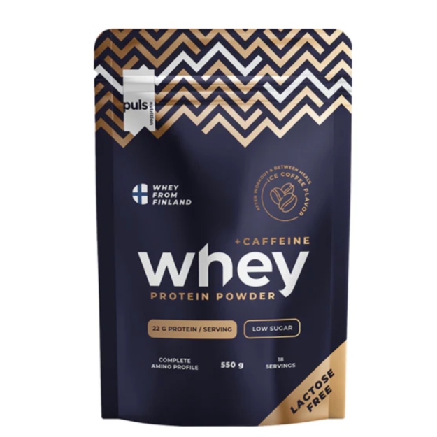 WHEY powder LACTOSE FREE + Caffeine 550 g 