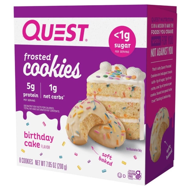 Protein Frosted Cookies 8x25 g - birthday cake
