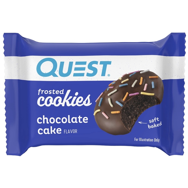 Quest Nutrition Protein Frosted Cookies 25 g - chocolate cake picture Quest Nutrition Protein Frosted Cookies 25 g - chocolate cake photo