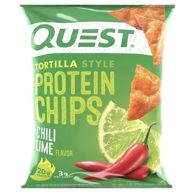 Quest Nutrition Proteiinikrõpsud Tortilla 32 g - Chili Lime Quest Nutrition Proteiinikrõpsud Tortilla 32 g - Chili Lime