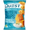 Quest Nutrition Baltymų traškučiai 32 g - chedder su grietine Quest Nutrition Baltymų traškučiai 32 g - chedder su grietine
