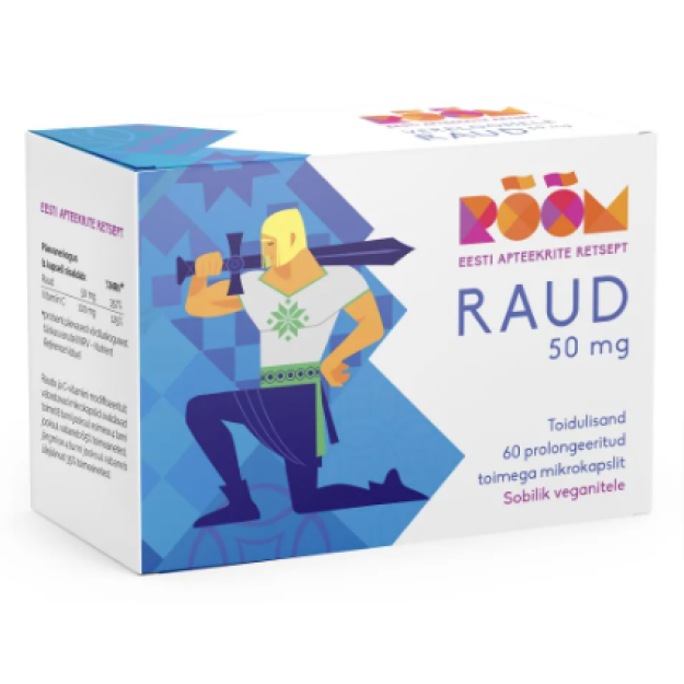Rõõm Iron 50 mg 60 capsules Rõõm Iron 50 mg 60 capsules