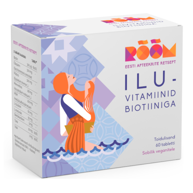 Beauty vitamins with biotin 60 tablets