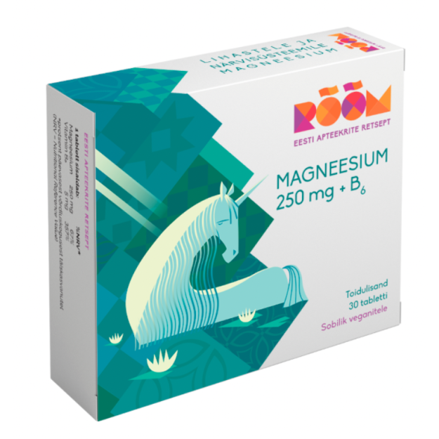 Rõõm Magnesium 250 mg + B6 30 tablets