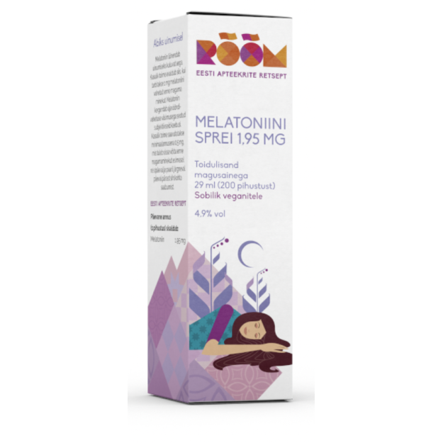 Melatonin spray 1,95 mg 29 ml