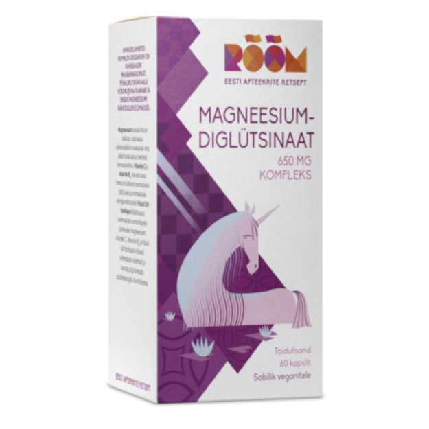 Rõõm Magnesium diglycinate 650 mg 60 capsules