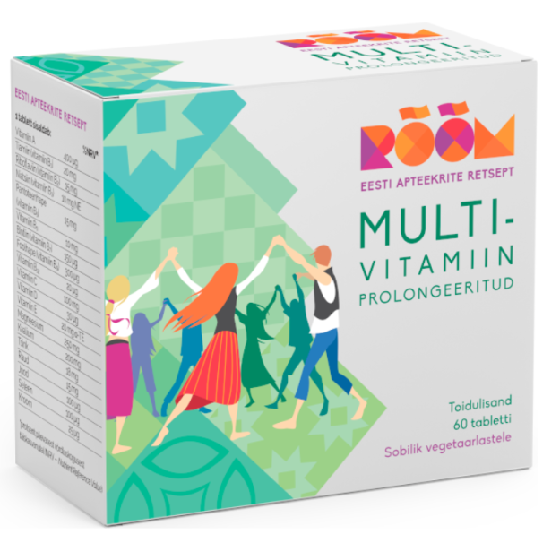 Multivitamins prolonged 60 tablets