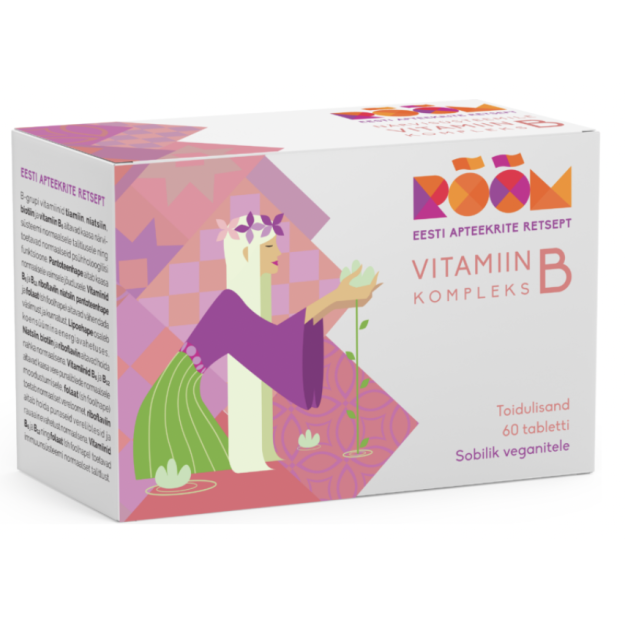 Rõõm B Vitamins complex 60 tablets Rõõm B Vitamins complex 60 tablets