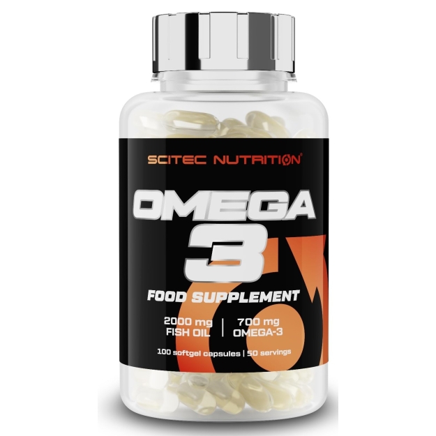 Scitec Nutrition Omega 3 100 caps bilde Scitec Nutrition Omega 3 100 caps fotogrāfija