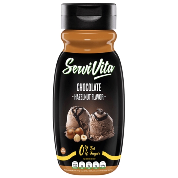 ServiVita Kaste Zero 320 ml - Šokolaadi sarapuupähkel pilt ServiVita Kaste Zero 320 ml - Šokolaadi sarapuupähkel foto