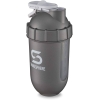 ShakeSphere Protein shaker bottle "Tumbler View" 700 ml, Gun Metal