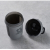 ShakeSphere Protein shaker bottle "Tumbler View" 700 ml, Matte Grey photo
