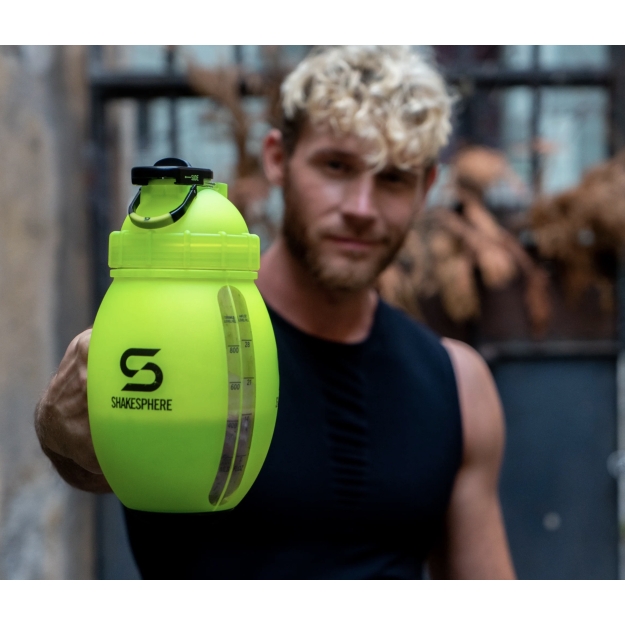 ShakeSphere Mixer Jug 1,3 l, fluorescējošs dzeltens bilde ShakeSphere Mixer Jug 1,3 l, fluorescējošs dzeltens fotogrāfija