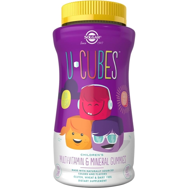 Solgar U-Cubes Multi Vitamin and Minerals Gummies 120 gummies Solgar U-Cubes Multi Vitamin and Minerals Gummies 120 gummies