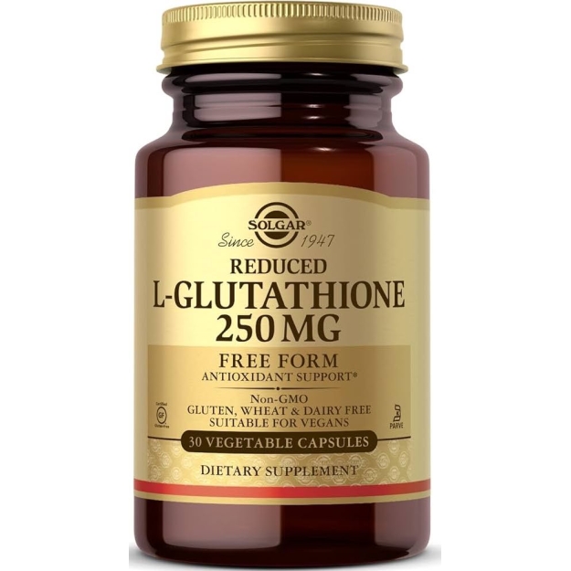 Solgar Reduced L-Glutathione 250 mg 30 capsules Solgar Reduced L-Glutathione 250 mg 30 capsules