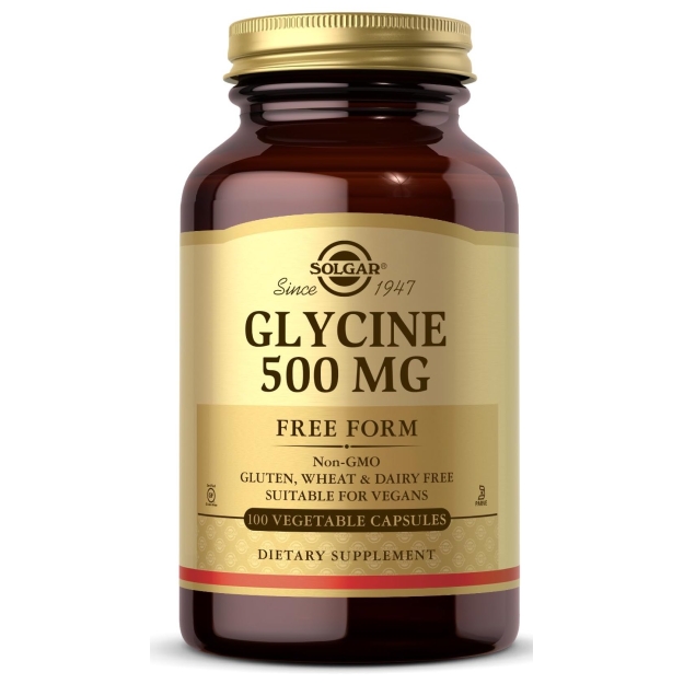 Solgar Glicinas laisvoje formoje 500 mg 100 kapsulių Solgar Glicinas laisvoje formoje 500 mg 100 kapsulių