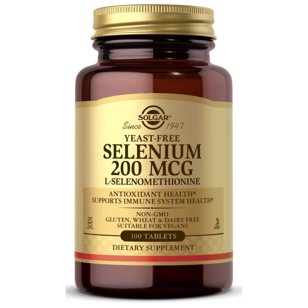 Selenas (Yeast Free) 200 mcg 100 tablečių