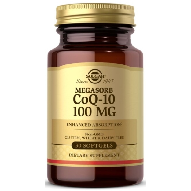 Solgar MegaSorb CoQ-10 100 mg 60 softgels Solgar MegaSorb CoQ-10 100 mg 60 softgels