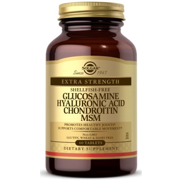 Solgar Glükoosamiin, kondroitiin ja MSM 60 tabletti pilt Solgar Glükoosamiin, kondroitiin ja MSM 60 tabletti foto