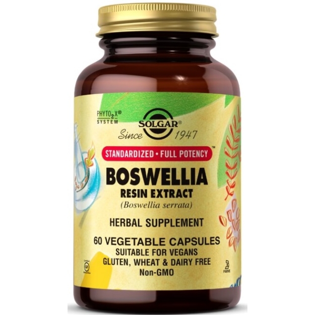 Solgar Boswellia Resin Extract 60 kapslit pilt Solgar Boswellia Resin Extract 60 kapslit foto