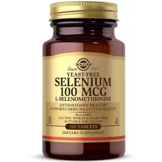 Solgar Seleen (Yeast Free) 100 mcg 100 tabletti Solgar Seleen (Yeast Free) 100 mcg 100 tabletti