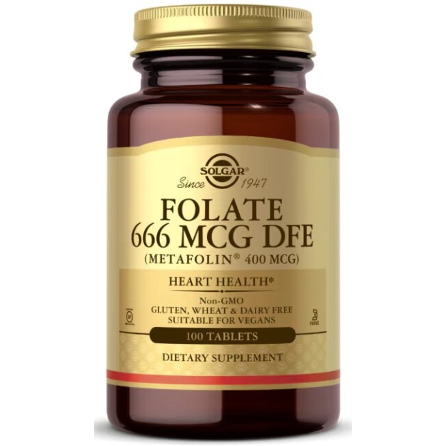 Folate (Metafoiin) 400 mcg 100 tablets