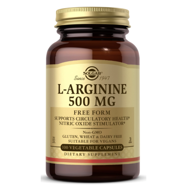 Solgar L-arginiini Free Form 500 mg 100 kapslit pilt Solgar L-arginiini Free Form 500 mg 100 kapslit foto