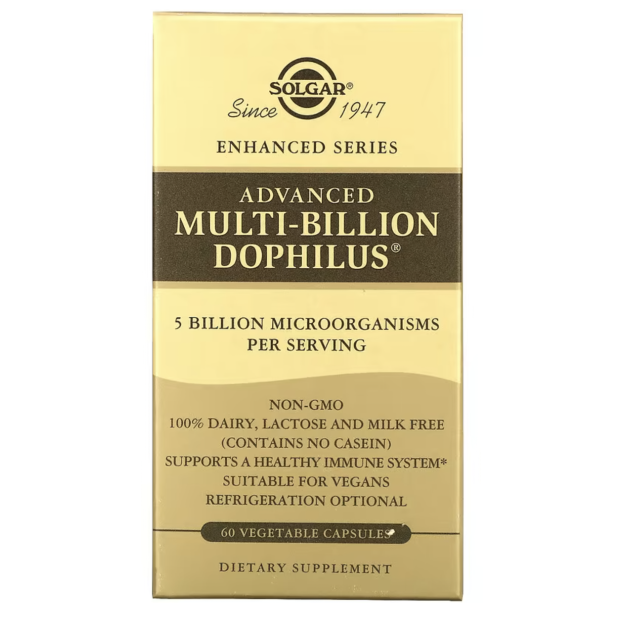 Solgar Advanced Multi-Billion Dophilus 60 capsules Solgar Advanced Multi-Billion Dophilus 60 capsules