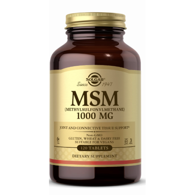 Solgar MSM 1000 мг 120 таблеток Solgar MSM 1000 мг 120 таблеток