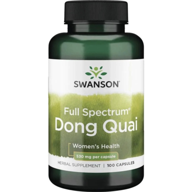 Swanson Dong Quai 100 kapsulių paveikslėlį Swanson Dong Quai 100 kapsulių nuotrauka