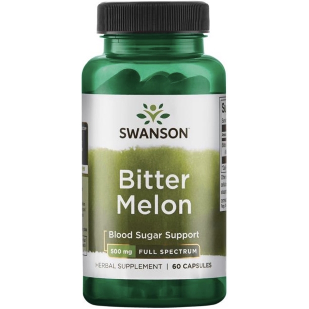 Swanson Full Spectrum Bitter Melon 60 капсул картинка Swanson Full Spectrum Bitter Melon 60 капсул фото