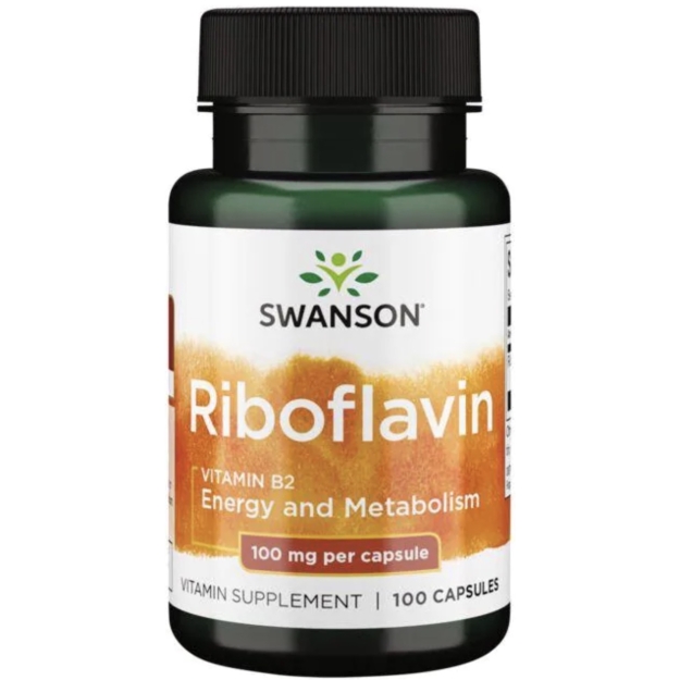 Riboflaviin Vitamiin B-2 100 mg 100 kapslit
