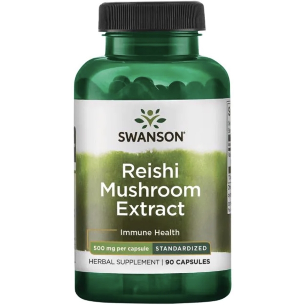 Swanson Reishi seeneekstrakt 500 mg 90 kapslit pilt Swanson Reishi seeneekstrakt 500 mg 90 kapslit foto
