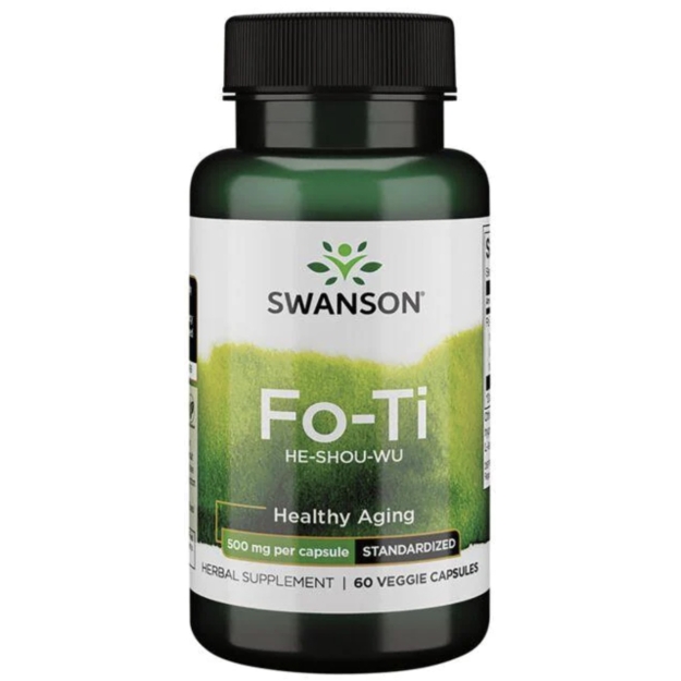 Swanson Fo-TI ekstraktas 500 mg 60 daržovių kapsulių paveikslėlį Swanson Fo-TI ekstraktas 500 mg 60 daržovių kapsulių nuotrauka