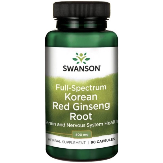 Swanson Full Spectrum Корень красного корейского женьшеня 400 мг 90 капсул картинка Swanson Full Spectrum Корень красного корейского женьшеня 400 мг 90 капсул фото