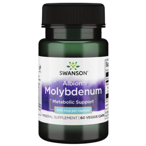 Swanson Albion Molibdēns 400 mcg 60 vegānu kapsulas bilde Swanson Albion Molibdēns 400 mcg 60 vegānu kapsulas fotogrāfija