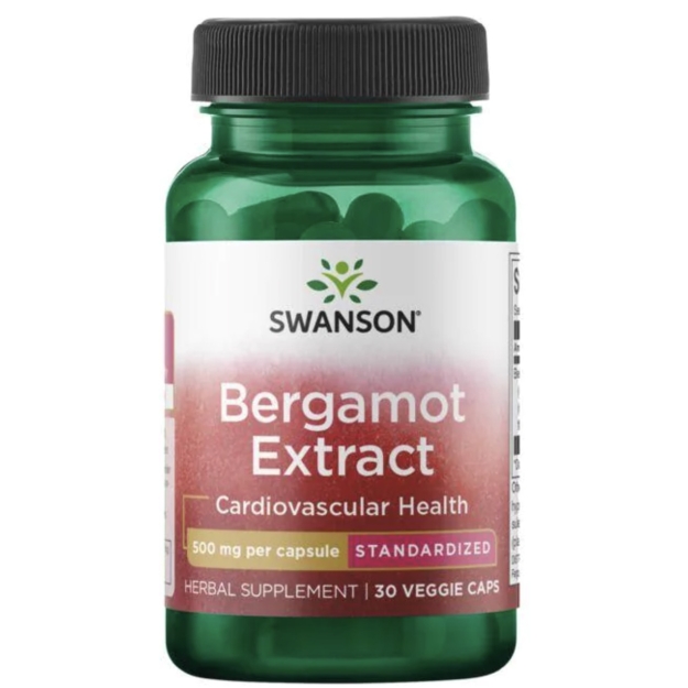 Swanson Bergamoti ekstrakt 500 mg 30 vegan kapslit pilt Swanson Bergamoti ekstrakt 500 mg 30 vegan kapslit foto