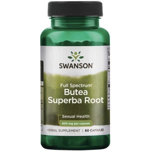 Swanson Butea Superba Root 400 mg 60 kapsulas bilde Swanson Butea Superba Root 400 mg 60 kapsulas fotogrāfija
